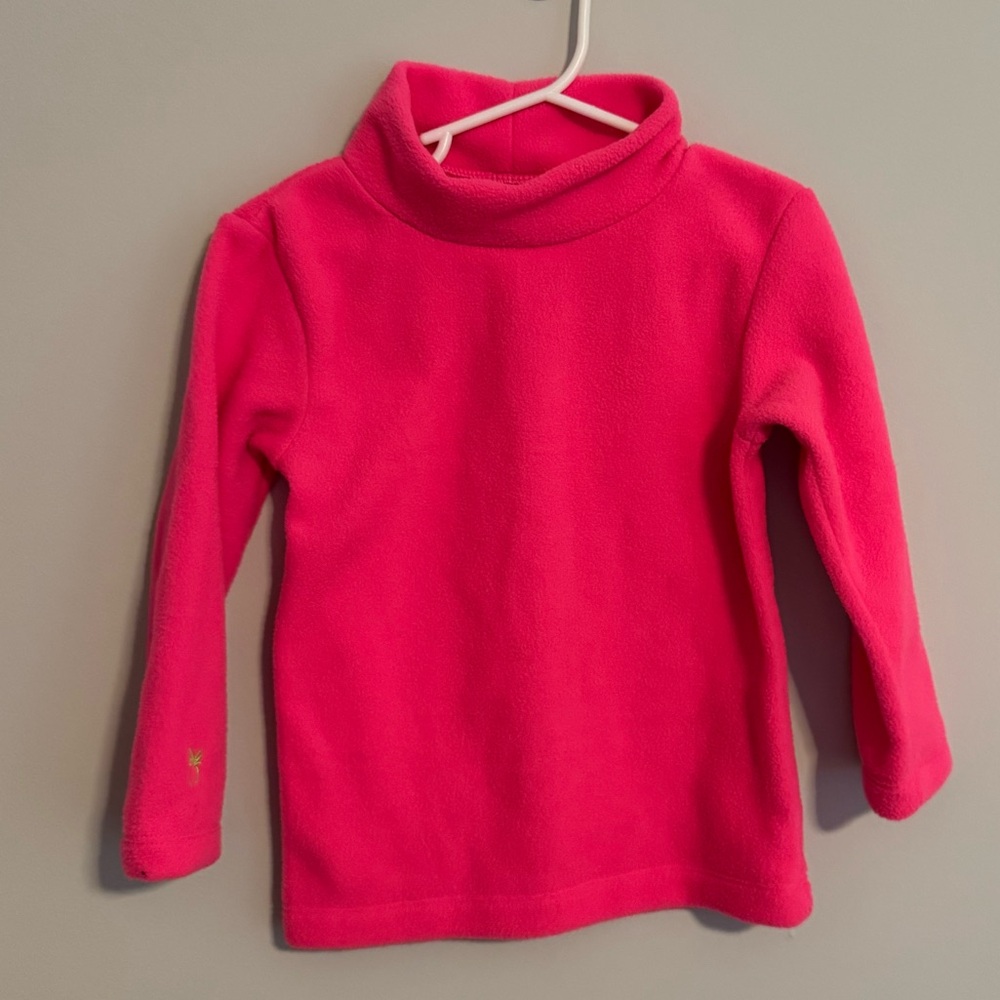 Girls Dudley Stephens Neon Pink Fleece 4T